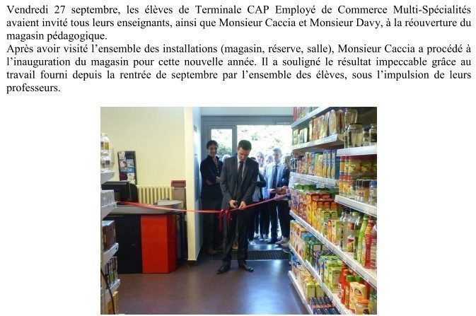 inauguration du magasin -Alim’Ampère-