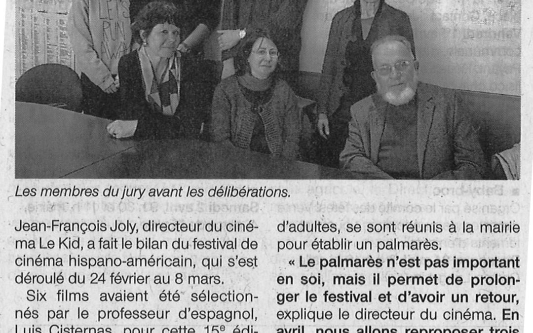 festival hispano-américain (Ouest-France 01 avril)