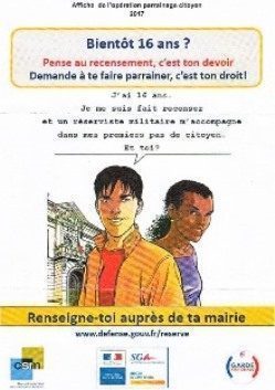 bientôt 16 ans – pense au recensement…