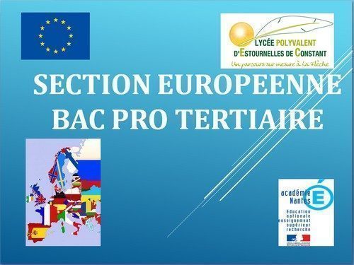 Nouveau – une section européenne au pôle professionnel