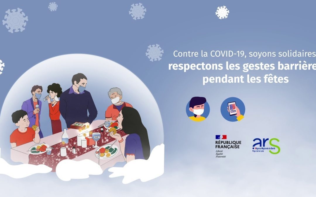 COVID – Respectons les gestes barrières pendant les fêtes