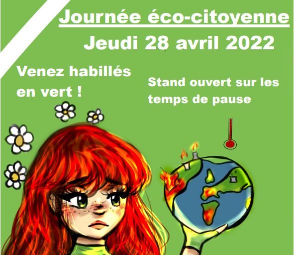 Tous en Vert le 28 Avril 2022 : Journée Eco-Citoyenneté